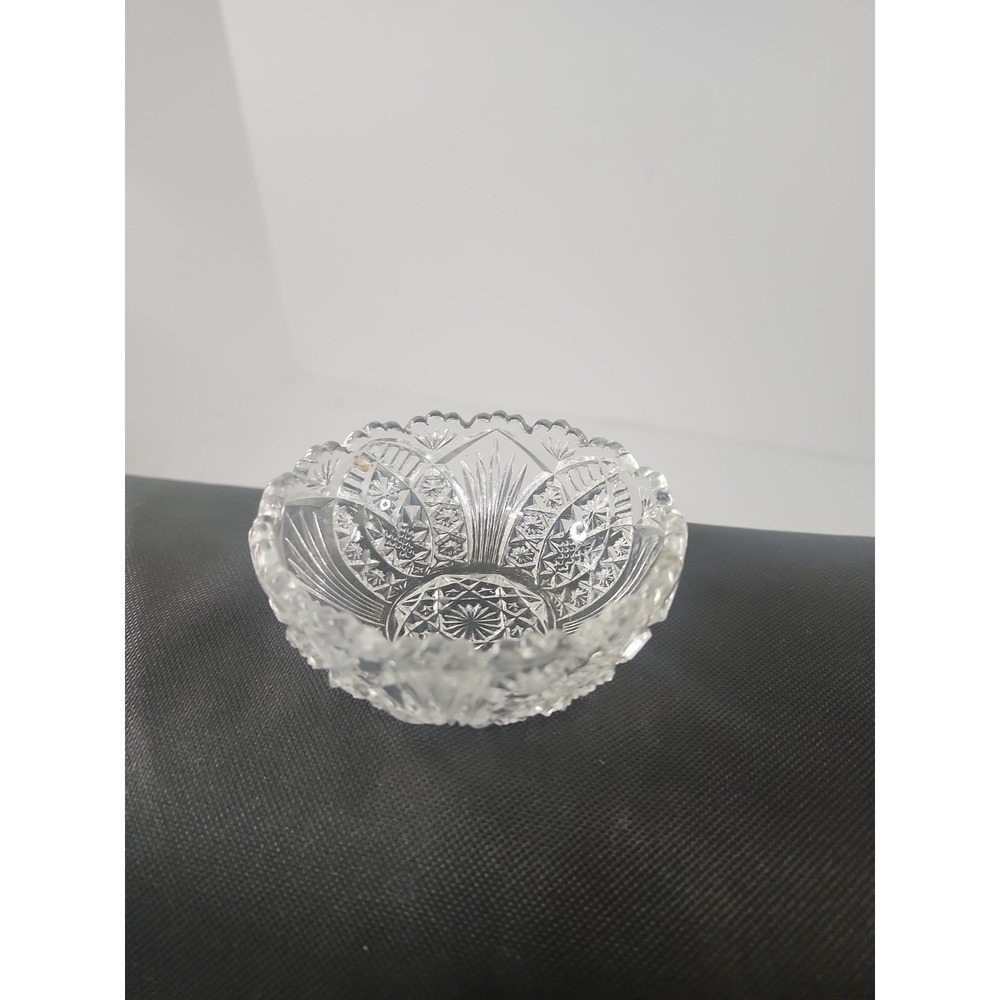 Pressed Glass 3" X 1 1/2" Bowl
